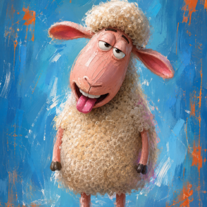 Scruffy sheep 3