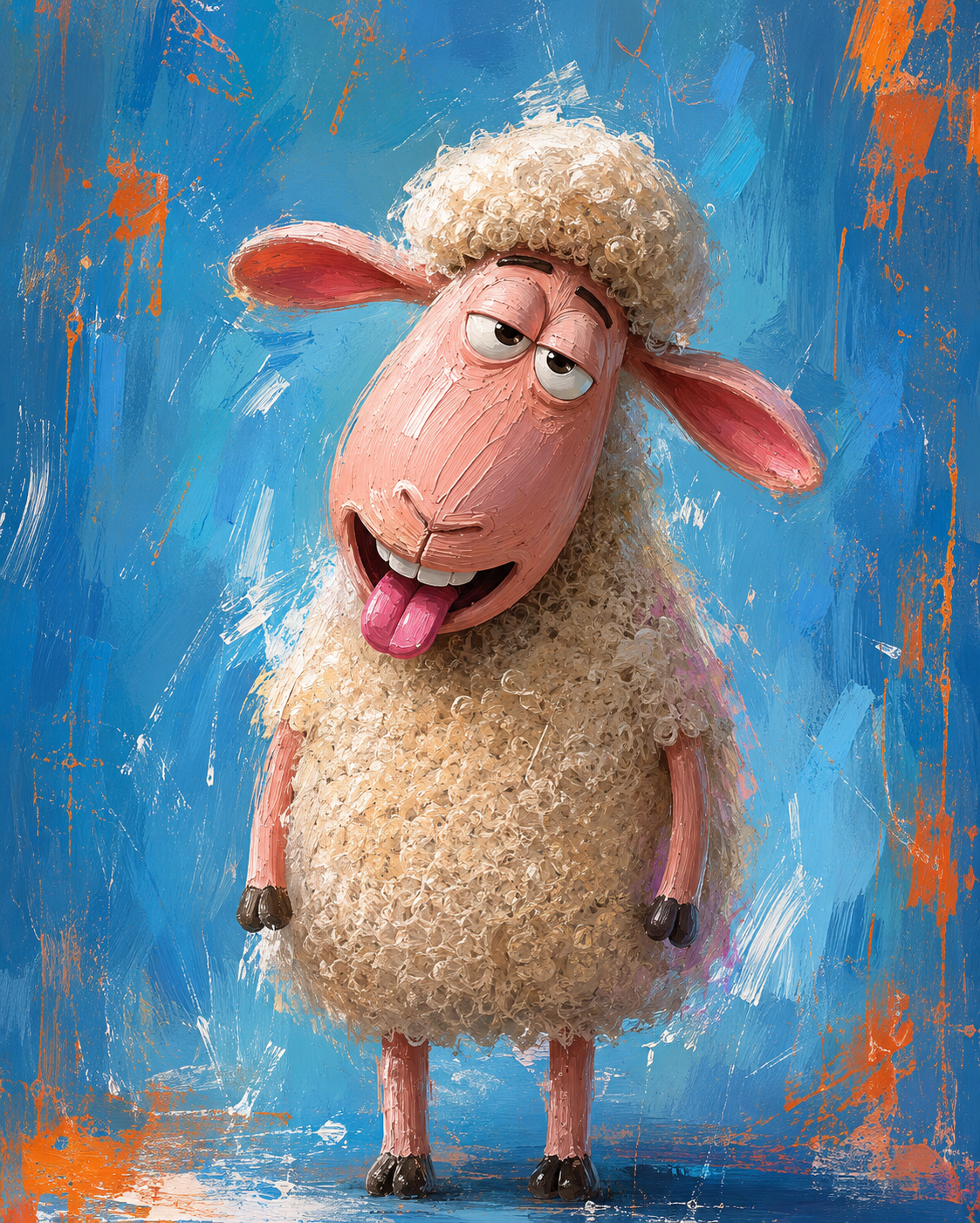 Scruffy sheep 3