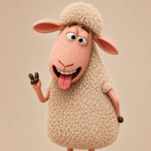 Scruffy sheep 5